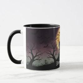 Haunted House Halloween Mug Mok