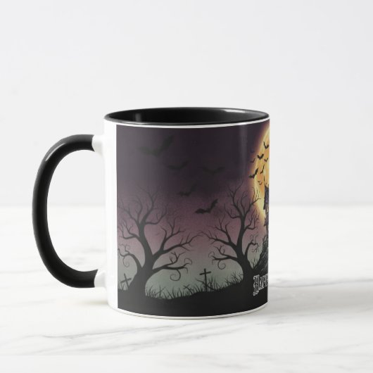 Haunted House Halloween Mug Mok (Links)