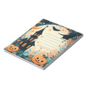 Haunted House Halloween Notitieblok (Linkerzijde)