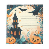 Haunted House Halloween Notitieblok (Voorkant)