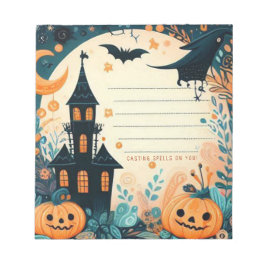 Haunted House Halloween Notitieblok