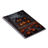 Haunted House - Halloween Notitieboek (Rechterzijde)