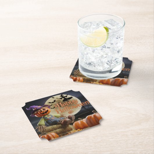 Haunted House Halloween Onderzetter (Insitu)