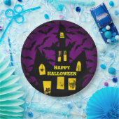 Haunted House Halloween papieren Borden Bordje (Feest)