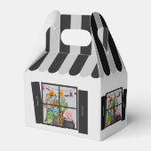 Haunted House Halloween Party Bedankdoosjes (Achterkant)