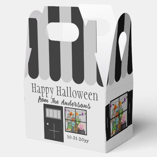 Haunted House Halloween Party Bedankdoosjes (Geopend)