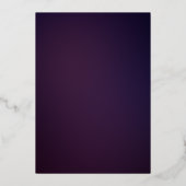 Haunted House Halloween Party Folie Uitnodiging (Achterkant)