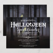 Haunted House Halloween Party Kaart (Voorkant / Achterkant)