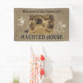 Haunted House Halloween Party Spandoek (Insitu)