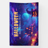 Haunted House Halloween Party Welkom Spandoek (Verticaal)