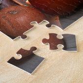 Haunted House Halloween Pumpkins Candles Legpuzzel (Zijkant)