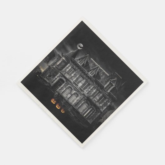 Haunted House Halloween Servet (Hoek)