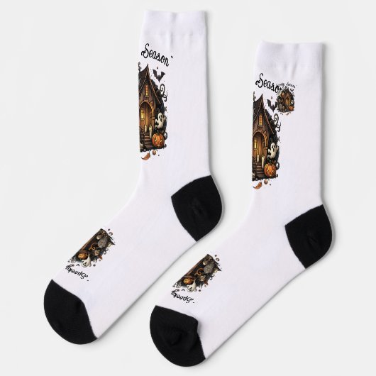 Haunted House Halloween Sokken 🧦🎃 (Links)