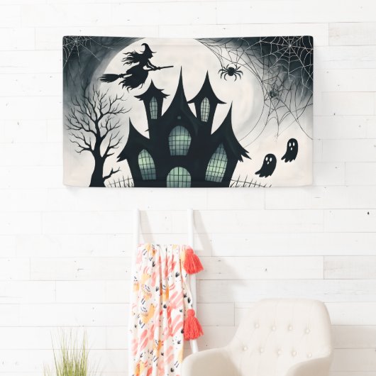 Haunted House Halloween Spandoek (Insitu)