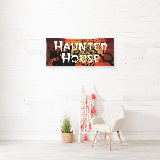 Haunted House Halloween Spandoek (Insitu)