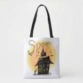 Haunted House Halloween Spooky Tote Bag (Voorkant)