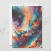 Haunted House Halloween Sweet 16 Verjaardagsfeest Kaart (Achterkant)