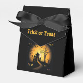 Haunted House Halloween Tent Favor Box Bedankdoosjes (Voorkant Zijde)