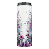 Haunted House Halloween Thermal Tumbler Thermosbeker (Achterkant)