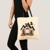 Haunted House Halloween Tote Bag (Voorkant (product))