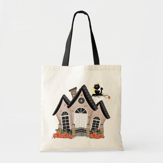 Haunted House Halloween Tote Bag (Voorkant)