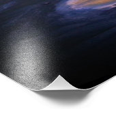 Haunted House Halloween Waterverf Foto Afdruk (Hoek)