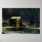 Haunted House in the Snow, 1848 Poster (Voorkant)