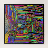 Haunted House Jigzaag Puzzle Legpuzzel (Horizontaal)