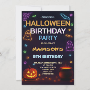 Haunted House Kids Verjaardag Uitnodiging