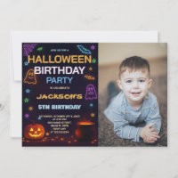 Haunted House Kids Verjaardag Uitnodiging