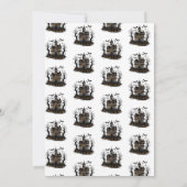 Haunted House Kostuum Halloween Party Uitnodiging (Achterkant)