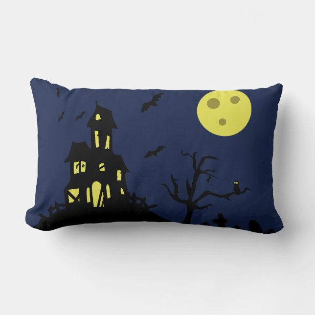 Haunted House Kussen (Voorkant)