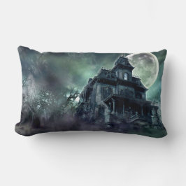 Haunted House Lumbar Pillow - Gothic Horror Kussen