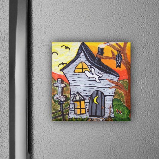 Haunted House Magnet