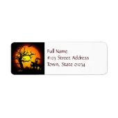 Haunted House Mailing Labels (Voorkant)