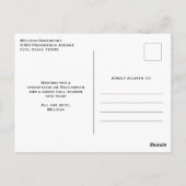 Haunted House met pompoenen Halloween Briefkaart (Achterkant)