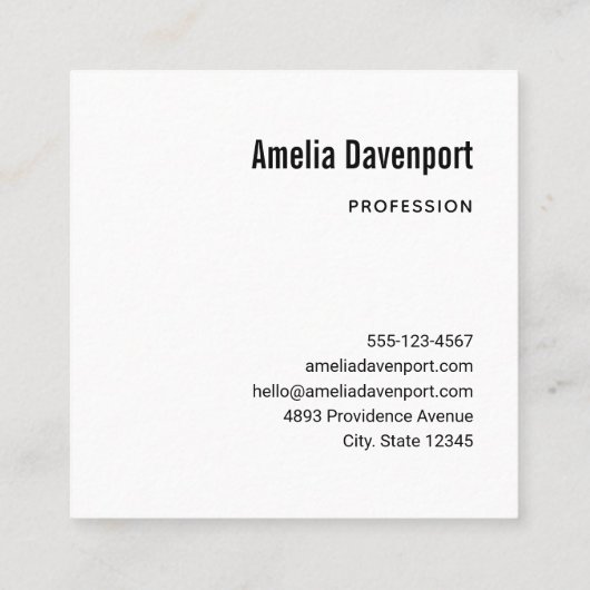 Haunted House met pompoenen Halloween Vierkante Visitekaartje (Achterkant)