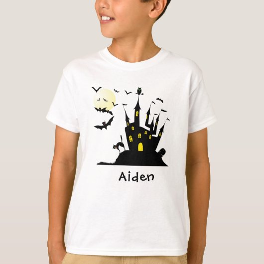 Haunted House Monogrammed T-shirt (Voorkant)