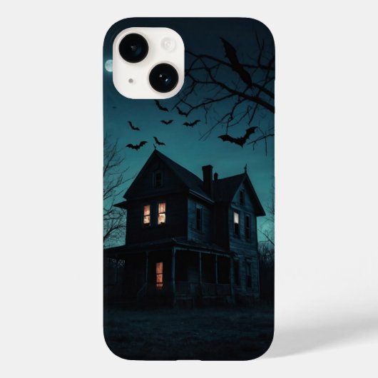 Haunted House Moon T-shirt Case-Mate iPhone Case (Achterkant)