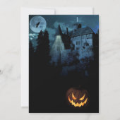 Haunted House of a Hill Invitation Kaart (Achterkant)