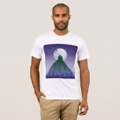 Haunted House op een heuvel Mannen T-shirt (Voorkant volledig)