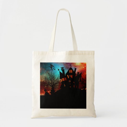 Haunted House op een heuvel Tote Bag (Voorkant)