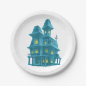 Haunted House Papieren Bordje (Voorkant)