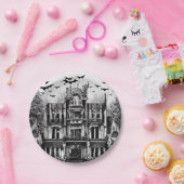 Haunted House Papieren Bordje (Feest)