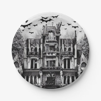 Haunted House Papieren Bordje