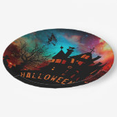 Haunted House Papieren Bordje (Gekanteld)