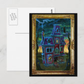 Haunted House Portrait Briefkaart (Voorkant / Achterkant)