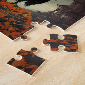 Haunted House Raven Legpuzzel (Zijkant)