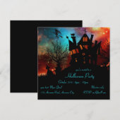 Haunted House Red en Blue Sky Kaart (Voorkant / Achterkant)