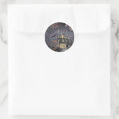 Haunted House Ronde Sticker (Tas)